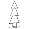 vidaXL &Aacute;rbol de Navidad de metal KUOPIO 60 cm Blanco C&aacute;lido Acero