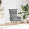 vidaXL Silla Relax Gris claro 69 x 74 x 93 cm tela