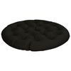 vidaXL Coj&iacute;n para Silla Papasan VIANEN 100% Poli&eacute;ster Negro