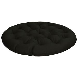 vidaXL Coj&iacute;n para Silla Papasan VIANEN 100% Poli&eacute;ster Negro