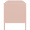 vidaXL Mueble para TV acero laminado en fr&iacute;o rosa 101,5x39x43,5 cm
