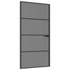vidaXL Puerta Interior 102,5 x 201,5 cm Cristal Templado y Aluminio