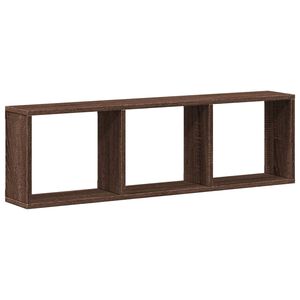 vidaXL Armario de pared madera ingenier&iacute;a marr&oacute;n roble 100x16x30 cm