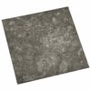 vidaXL Tablones de suelo autoadhesivos Negro y Gris 30,5 x 30,5 cm
