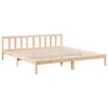 vidaXL Cama extralarga sin colch&oacute;n madera maciza de pino 180x220 cm