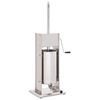 vidaXL Embutidora manual de acero inoxidable plateado 15 L