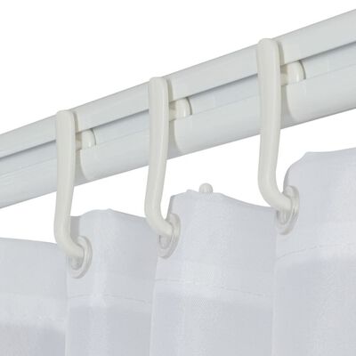 Sealskin Juego de rieles para cortina de ducha Easy-Roll blanco