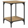 vidaXL Mesa de Caf&eacute; Roble artisan 40 x 40 x 55 cm Madera de ingenier&iacute;a