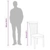 vidaXL Sillas de comedor con cojines 2 uds madera maciza marr&oacute;n caucho