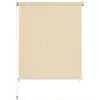 vidaXL Persiana enrollable de exterior 350x230 cm color crema