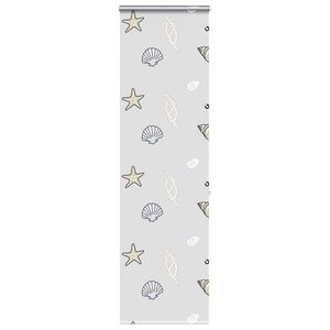 vidaXL Estor enrollable para ducha con casete 60x240cm tela ancho 56cm