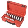 vidaXL Juego de instalador de anillos de rodadura y juntas 10 piezas