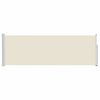 vidaXL Toldo lateral retr&aacute;ctil de jard&iacute;n color crema 100x300 cm