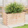 vidaXL Jardinera de madera maciza de pino 90x40x45,5 cm