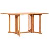 vidaXL Set de comedor de jard&iacute;n plegable 7 piezas madera maciza teca