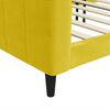 vidaXL Sofá cama sin colchón terciopelo amarillo 80x200 cm