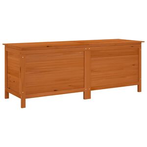 vidaXL Arc&oacute;n de jard&iacute;n madera maciza abeto marr&oacute;n 150x50x56,5 cm