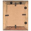 vidaXL Marcos de fotos 2 uds madera maciza reciclada y vidrio 25x30 cm