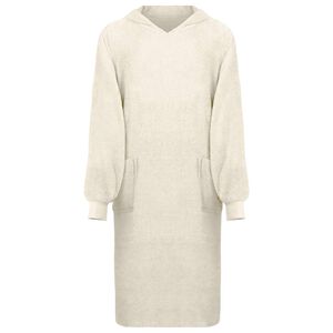 vidaXL Sudadera manta KINN Crema XL Algod&oacute;n