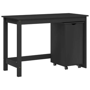 vidaXL Juego de escritorio y gabinete 2 uds. Gris