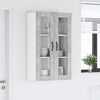 vidaXL Armario de cocina mural Gris Concreto 60 x 31 x 100 cm