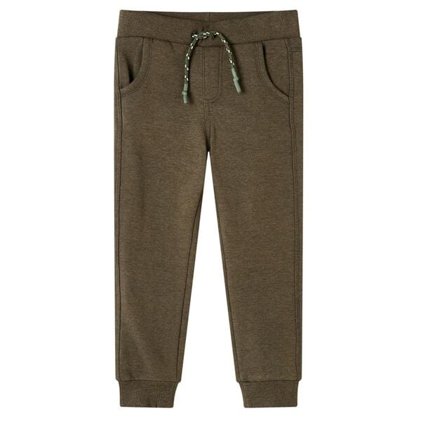 Pantalón de chándal infantil caqui mélange 92