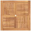 vidaXL Mesa de jard&iacute;n plegable madera maciza de teca 110x110x75 cm