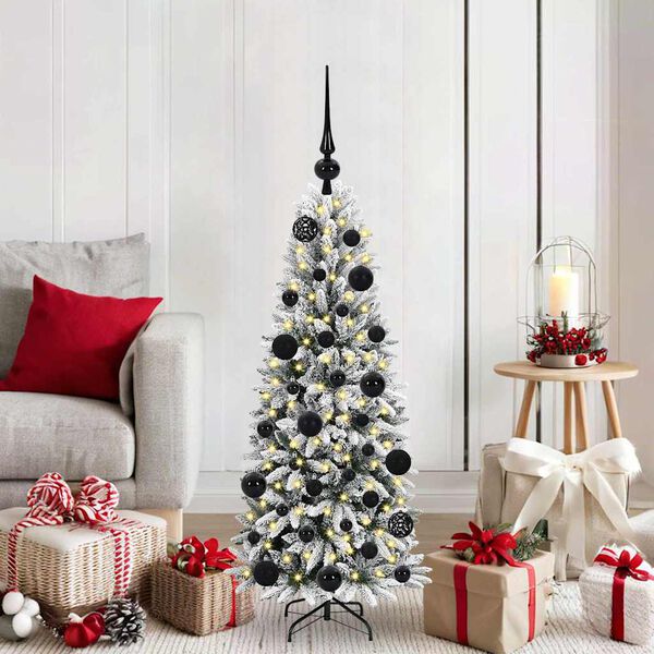 vidaXL &Aacute;rbol de Navidad artificial 120 cm PVC y Pl&aacute;stico y Acero y PE