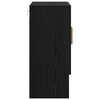 vidaXL Armario de Pared Roble Negro 60 x 31 x 70 cm