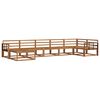 vidaXL Conjunto de sof&aacute;s de exterior 7 pcs Natural