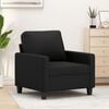 vidaXL Sill&oacute;n cuero sint&eacute;tico negro 60 cm