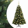 vidaXL &Aacute;rbol de Navidad artificial con bolas 120 cm 150 LED