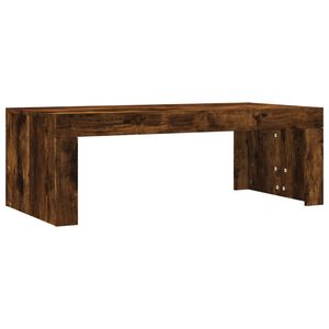 vidaXL Mesa de centro madera de ingenier&iacute;a roble ahumado 102x50x36 cm
