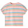 vidaXL Camiseta infantil color melocot&oacute;n 128