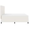 vidaXL Cama tipo Box Spring Manual Crema y Blanco 203 x 180 x 128 cm