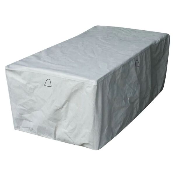 Eurotrail Funda protectora de mesa de jard&iacute;n gris 255x110x75 cm
