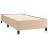 vidaXL Estructura cama sin colch&oacute;n cuero sint&eacute;tico capuchino 100x200cm