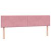 vidaXL Cama box spring con colch&oacute;n terciopelo rosa 180x210 cm