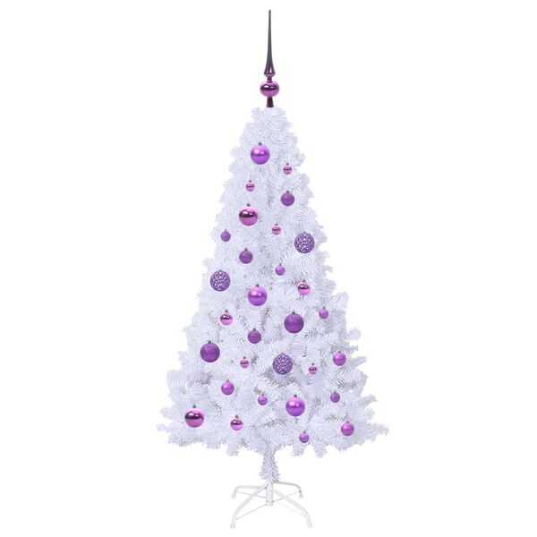 vidaXL &Aacute;rbol de Navidad artificial con 150 LED 120 cm PVC y Acero