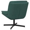 vidaXL Silla giratoria Verde oscuro 63 x 75 x 76 cm tela