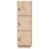vidaXL Aparador alto madera maciza de pino 34x40x108,5 cm