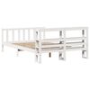 vidaXL Estructura de cama sin colch&oacute;n madera de pino blanca 140x190 cm