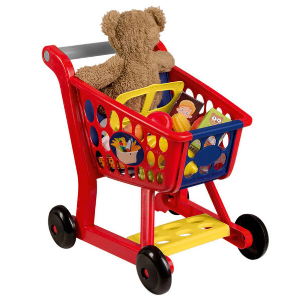 Happy People Carrito de la compra de juguete pl&aacute;stico multicolor