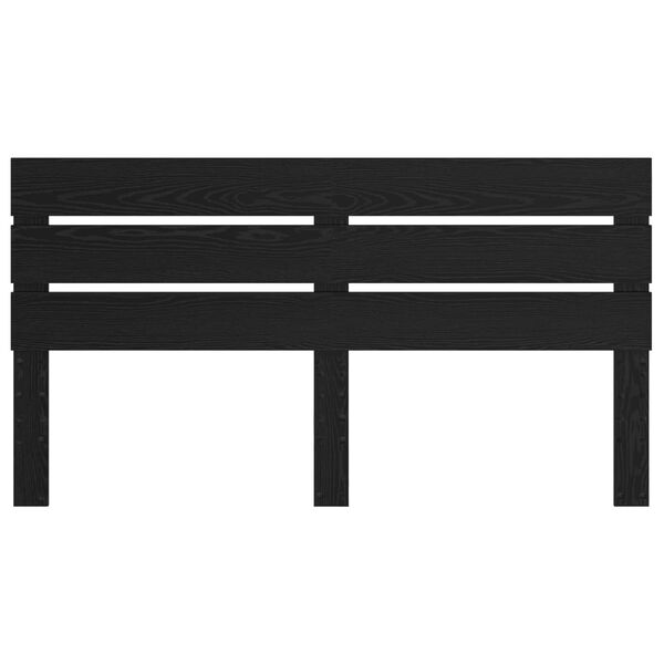 vidaXL Cabecero Roble Negro 200 cm Madera de ingenier&iacute;a