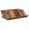 vidaXL Estante de revistas con estante Madera vieja 90 x 53 x 28,5 cm