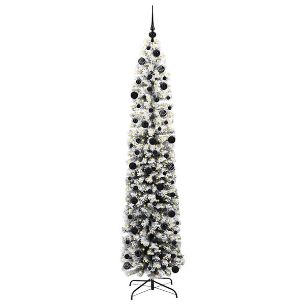 vidaXL &Aacute;rbol de Navidad artificial Verde 240 cm PVC, Acero y Pl&aacute;stico