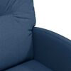 vidaXL Sillas de Comedor con Ruedas 2 pcs Azul 57 x 67 x 95 cm tela