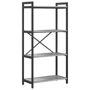 vidaXL Estante de libros 60 x 30 x 120 cm Madera de ingenier&iacute;a