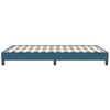 vidaXL Estructura de cama sin colch&oacute;n terciopelo azul oscuro 120x210cm