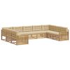 vidaXL Conjunto de sof&aacute;s de exterior 9 uds. y Beige